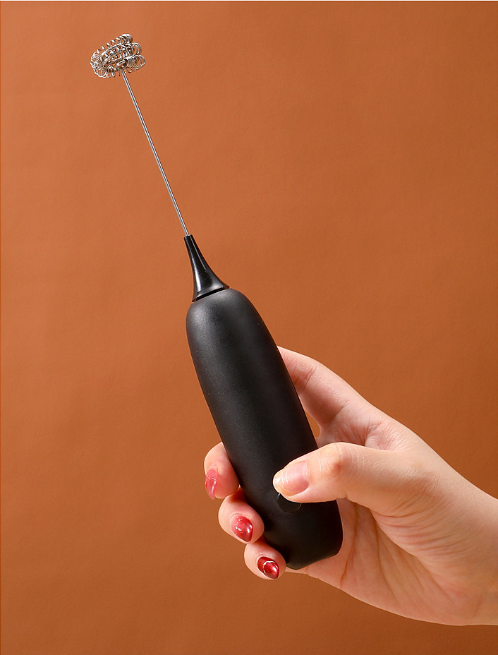 Milk Frother Handheld Battery Operated Portable Automatic Electric Milk Frother for Coffee Mixer Kitchen Utensils Battery Operated Milk Frother