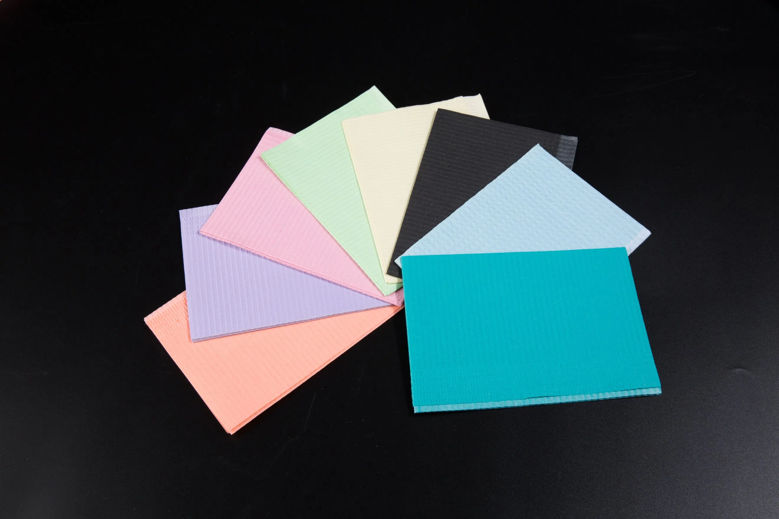 Various Color Tissue 1ply or 2ply Customized Dental Bib Raw Material