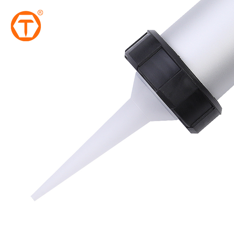 Professional Hand Ordinary Glue Pisto Tool Aluminum Barrel Sausage Caulking Gun with Nozzle