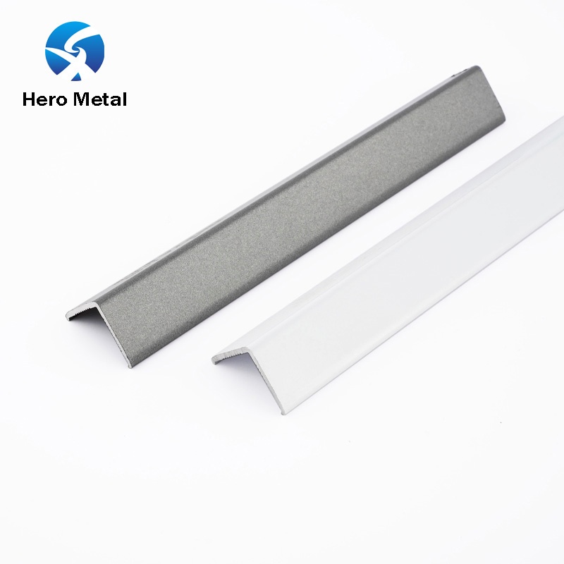New Design Customized 1mm 2.8m Floor Decorative 30mm Home Base Hero Metal for Backsplash Porcelain L Shape Strip Tile Edge Trim