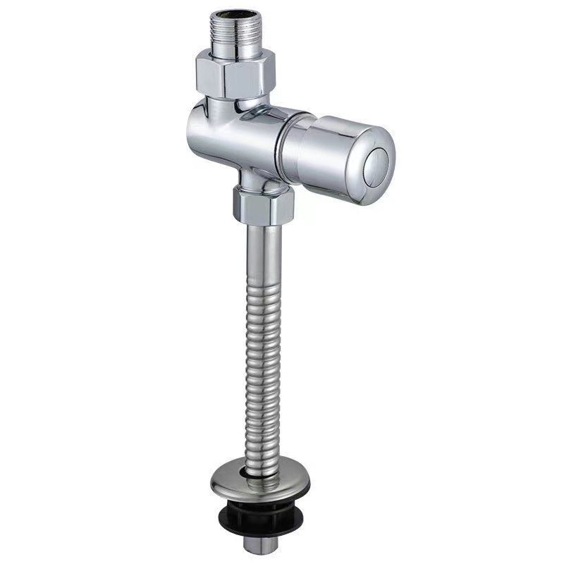 Water-Saving Manual Push Button Toilet Flush System for Contractors