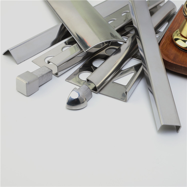 Niuyuan Metal Stainless Steel Tile Trim, Stainless Steel Ceramic Tile Trim, Corner Edge Tile Trim