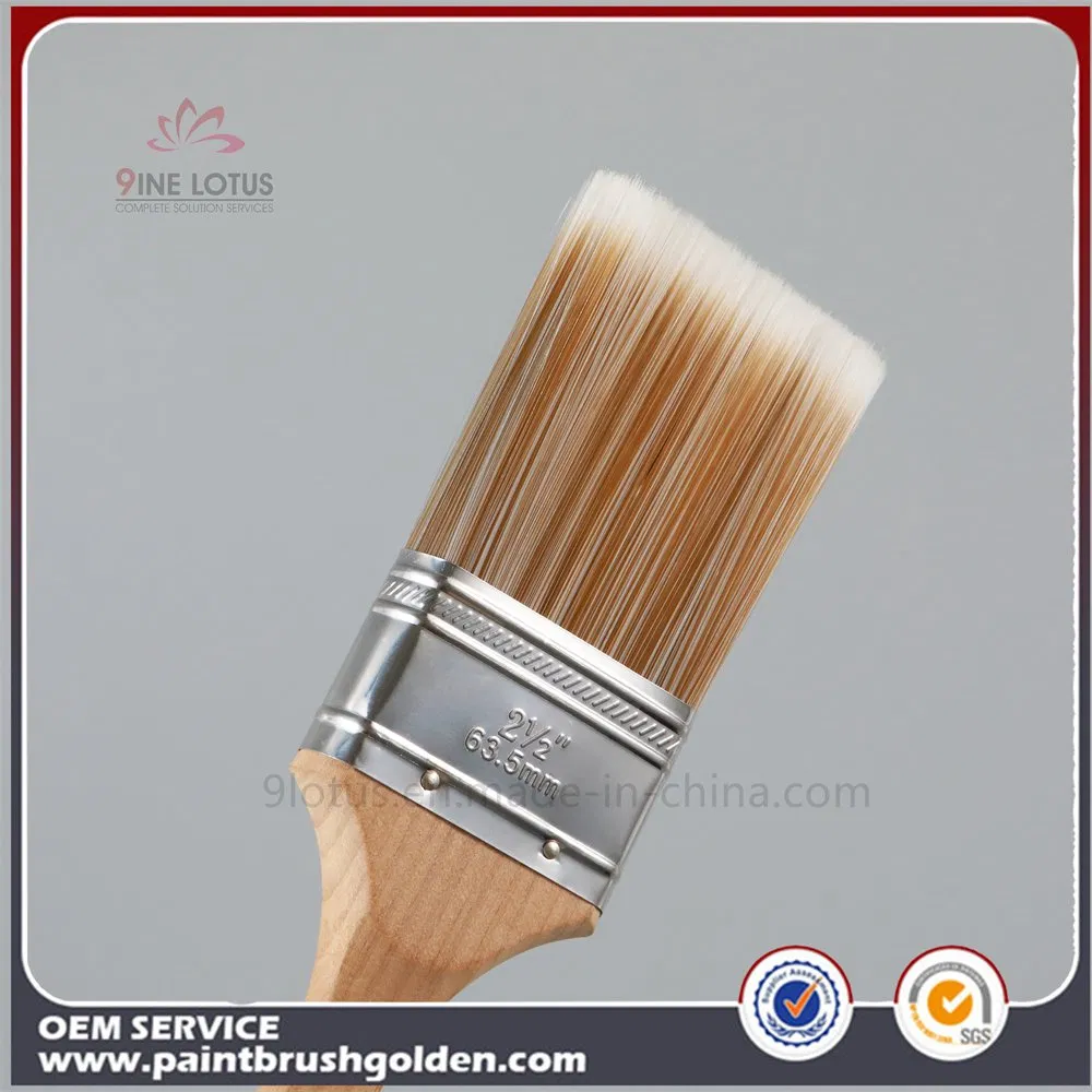 High Quality Wooden Handles Assorted Sizes Art Paint Brushes Nylon Bristles