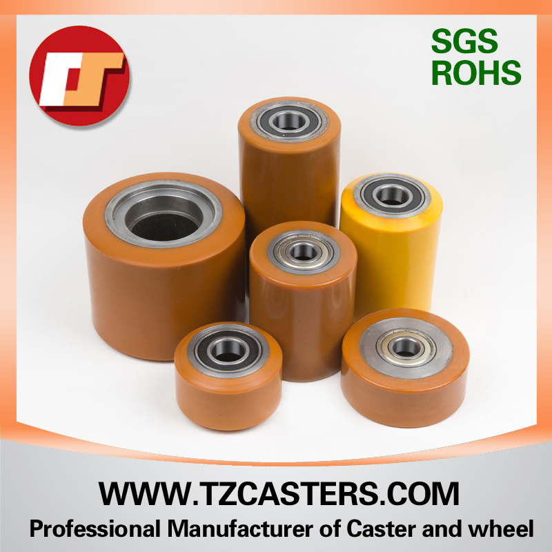 OEM China Factory Manufacturer Forklift Truck Hand Pallet Jack Part Material Handling Equipment Spare Parts Hydraulic Pump PU Nylon Rubber Wheels Steering Wheel