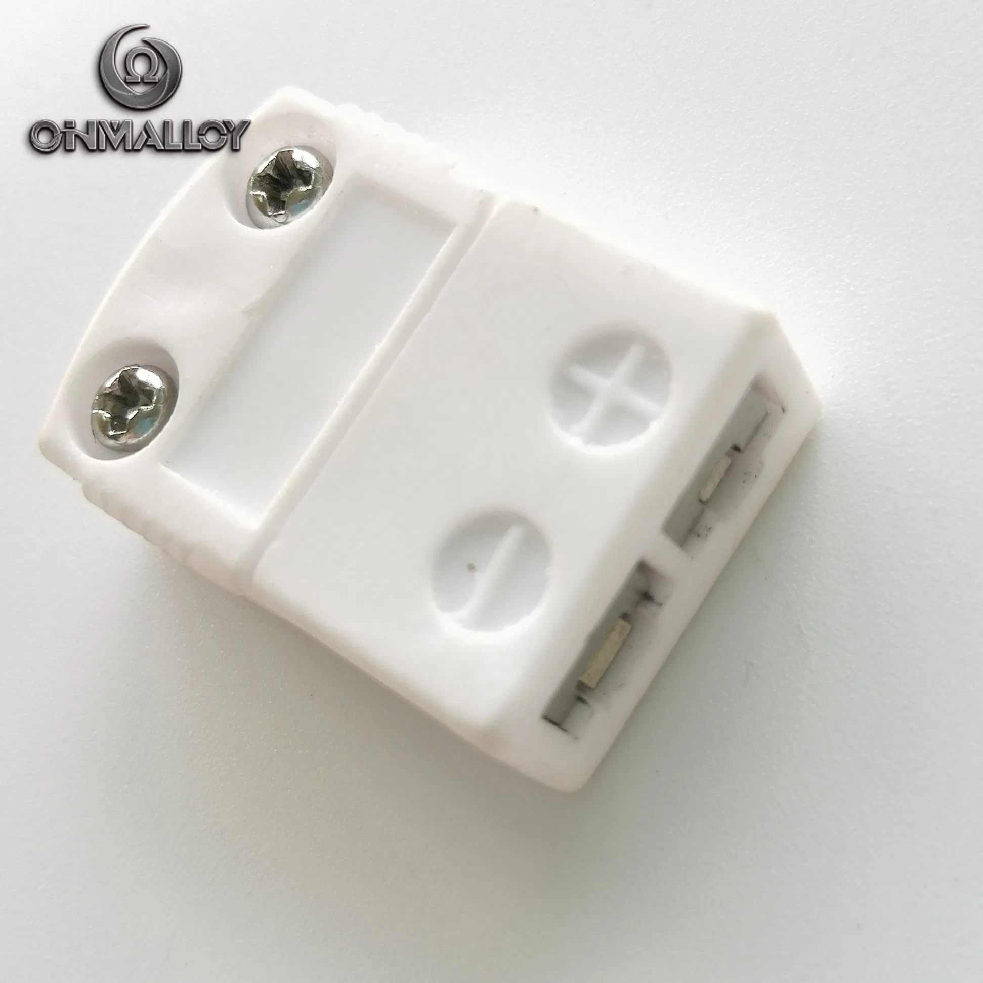 Female Ceramic White 500c Thermocouple Miniature Connector K Type
