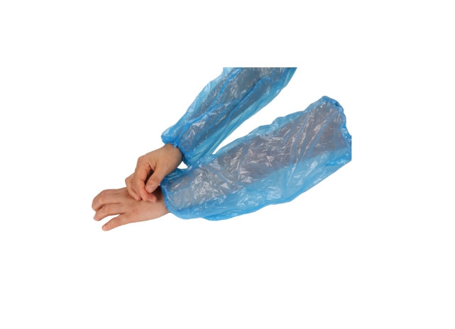 Factory Over Sleeves Arm Protector Disposable Plastic Sleeve Covers Blue