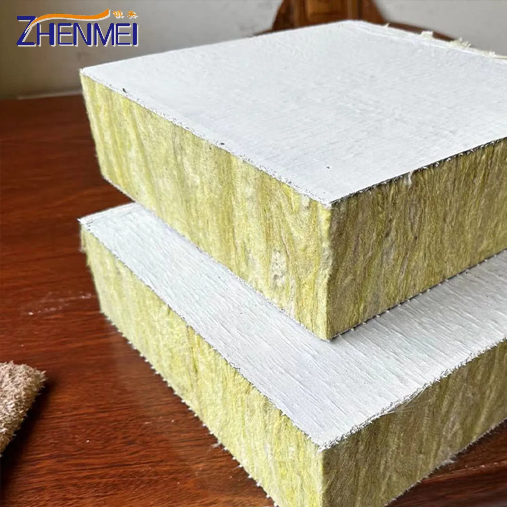 OEM/ODM Product Customization High Quality Sandwich Lightweight Easy Installation Composite Rock Wool Board