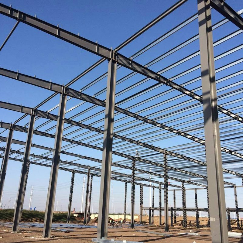 Hot Galvanizing Galvanized Structural Steel Fabrication for Prefabricated House