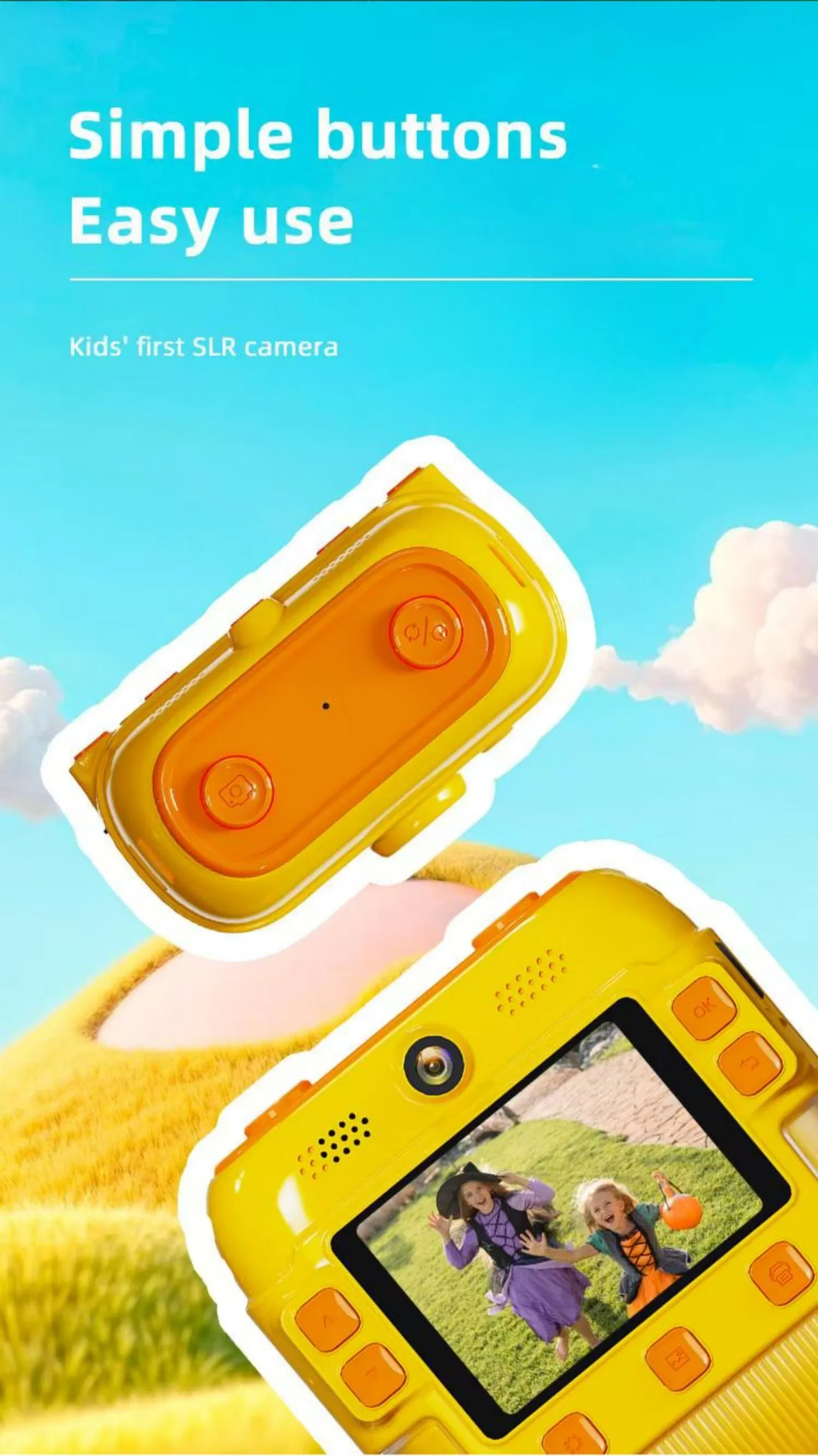 Christmas Gift for Boys and Girls Toy Camera Instant Print Digital Camera for Kids with Games