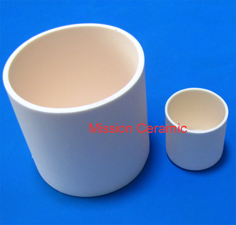 Тигель керамический из оксида алюминия 99,7%