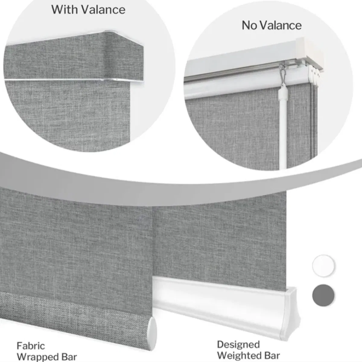 Custom Polyester Adjustable Sliding Wand Control Vertical Curtain Panel Track Blind for Patio