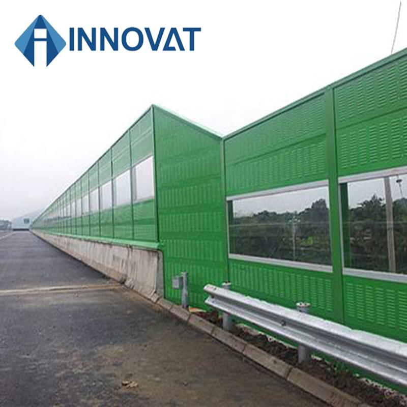 High Quality Transparent Metal Noise Barrier Road Outdoor Noise Fencing Wall