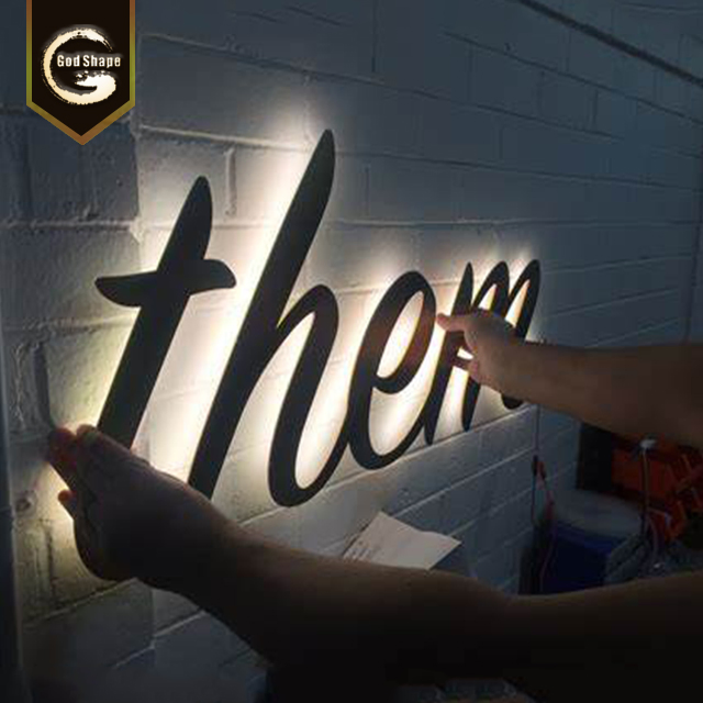 Backlit 3D LED Aluminium Alloy Metal Letters