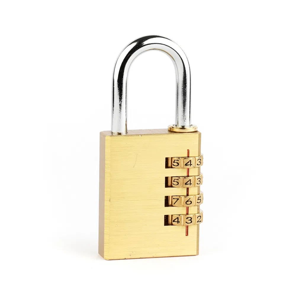 China Brass 3-Digit Password Locker Combination Padlock for Cabinet