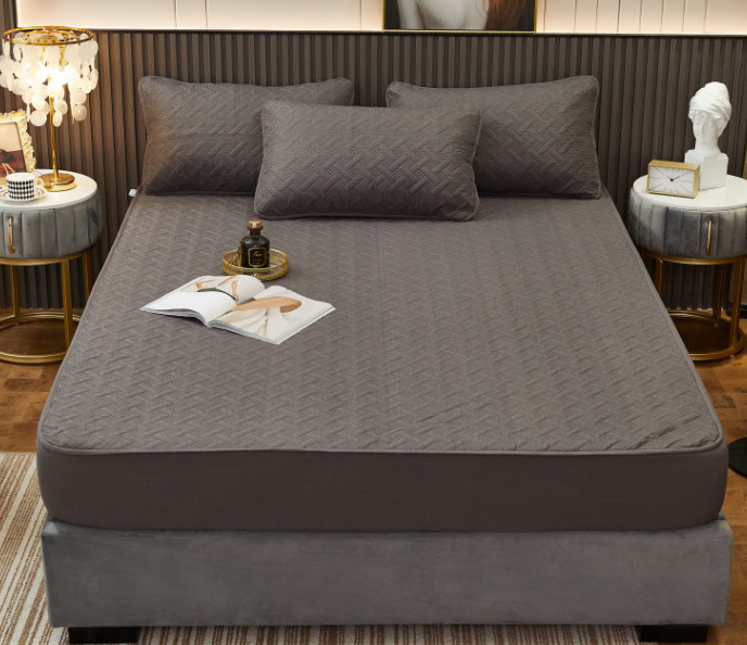 Waterproof Bedcap, Bedspread, Single Mattress Cover, Dust-Proof, Thickening and Cotton Mattress Protector