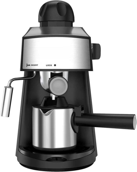 Hot Sale 4 Cup Milk Frother Steam Coffee Maker Espresso Machine