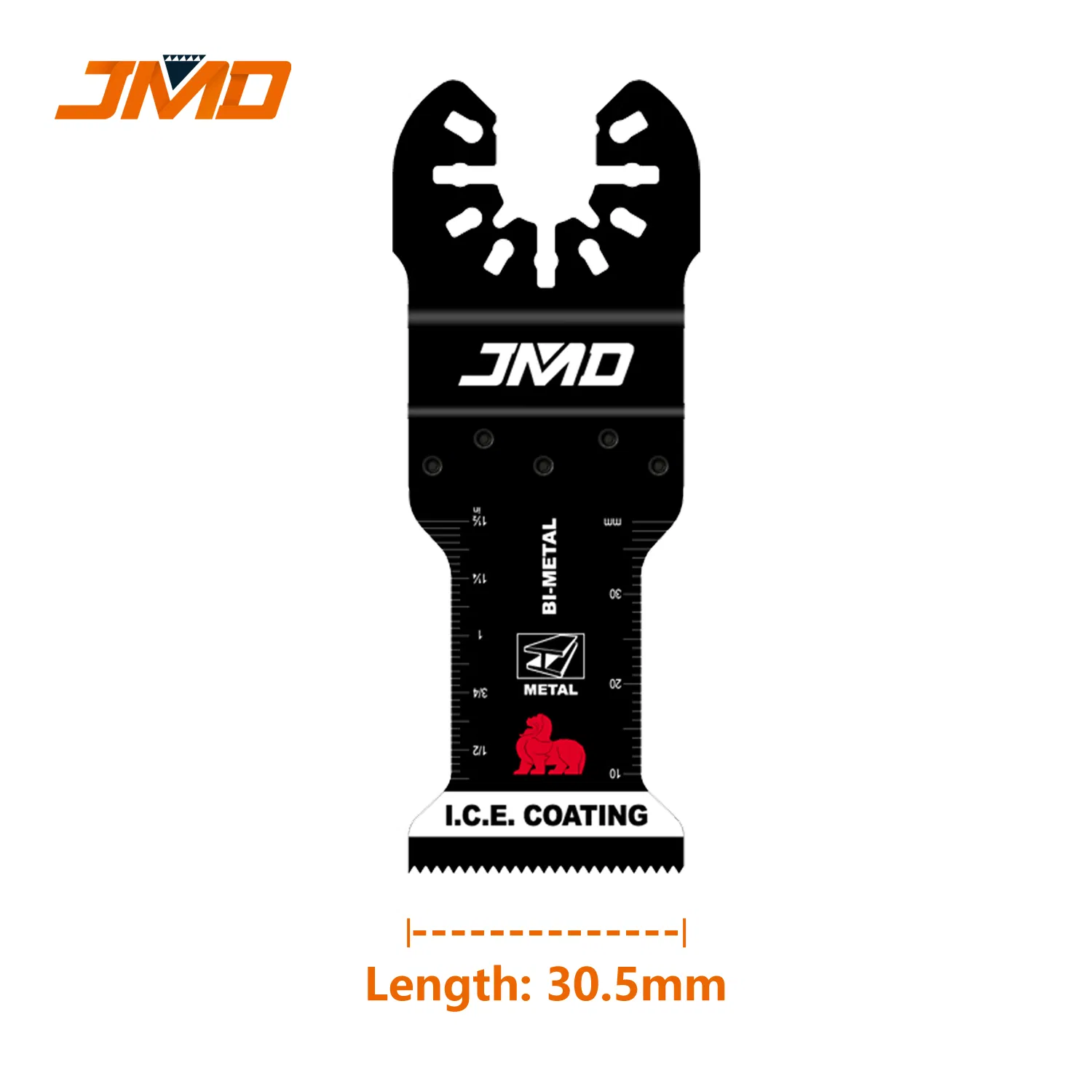 Black Ice Coating Bi-Metal Oscillating Multitool Saw Blade for Metal