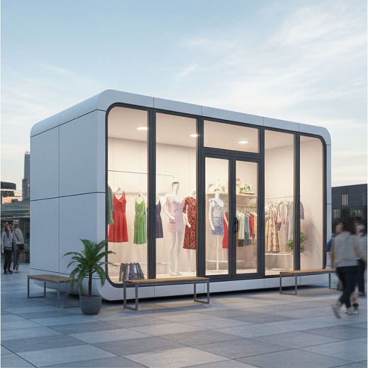 Modular Outdoor Space Capsule House Pod Factory Price Modern Mobile Hotel Tiny Apple Smart House Prefabricated Cabin Casas Prefabricadas Prefab House Home