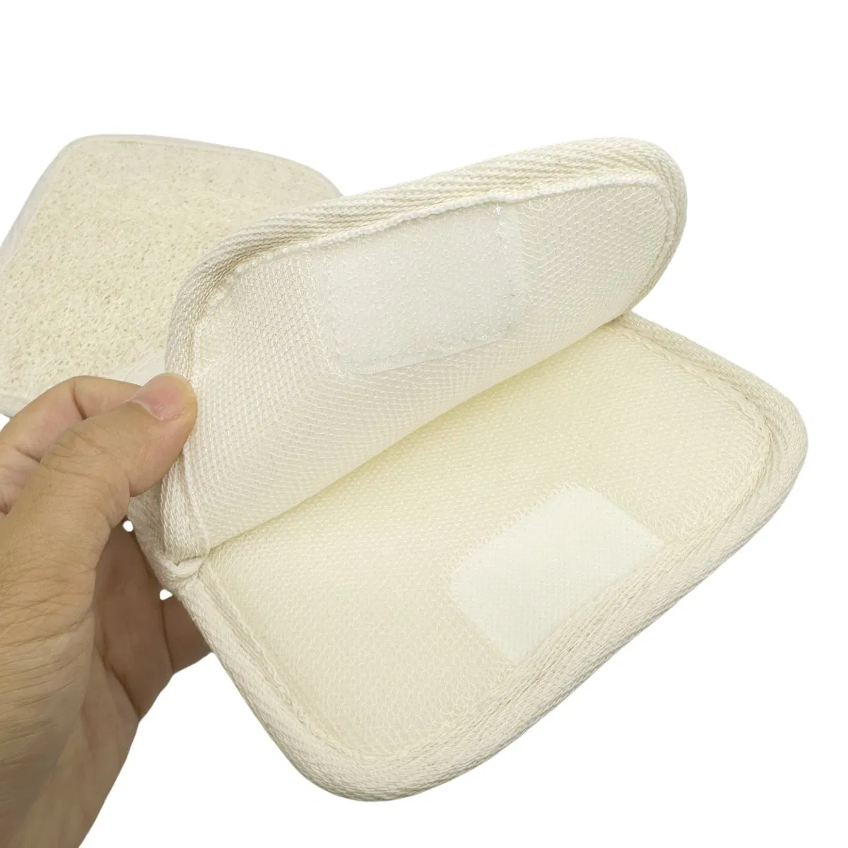 New Natural Loofah Scrubber Bath Loofah Glove Body Bath Loofah Soapp Bag