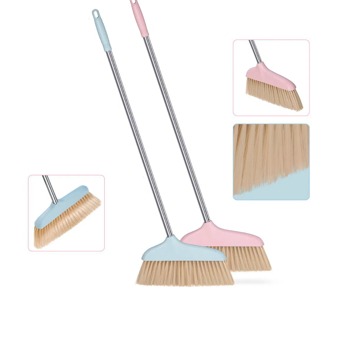 Cleaning Broom Office Floor Dusting Broom Household Cleaning Broom Lobby Broom Thickened Material Indoor & Outdoor Cleaning Broom
