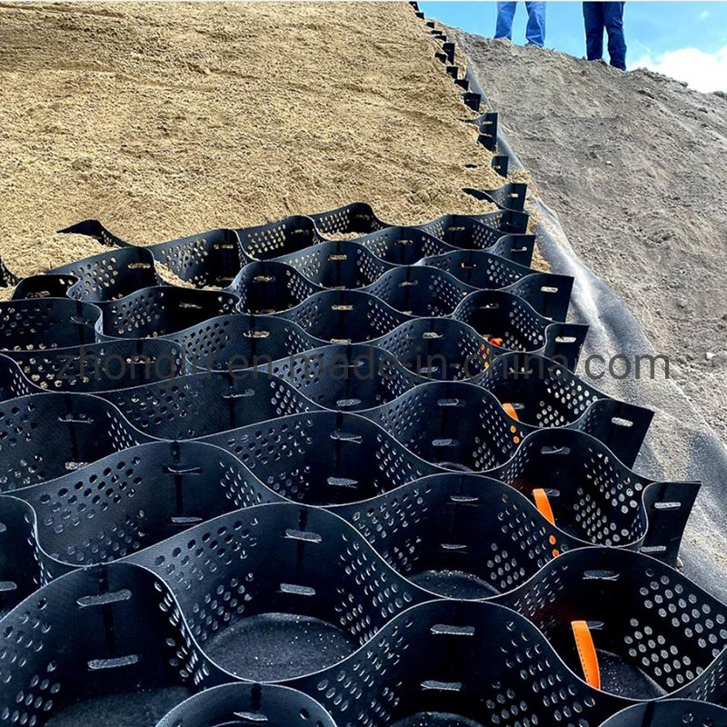 HDPE Geocell 50mm Height Geo Cell Road Grid Gravel Honeycomb Gravel Driveway Price Geocell Ground Grid