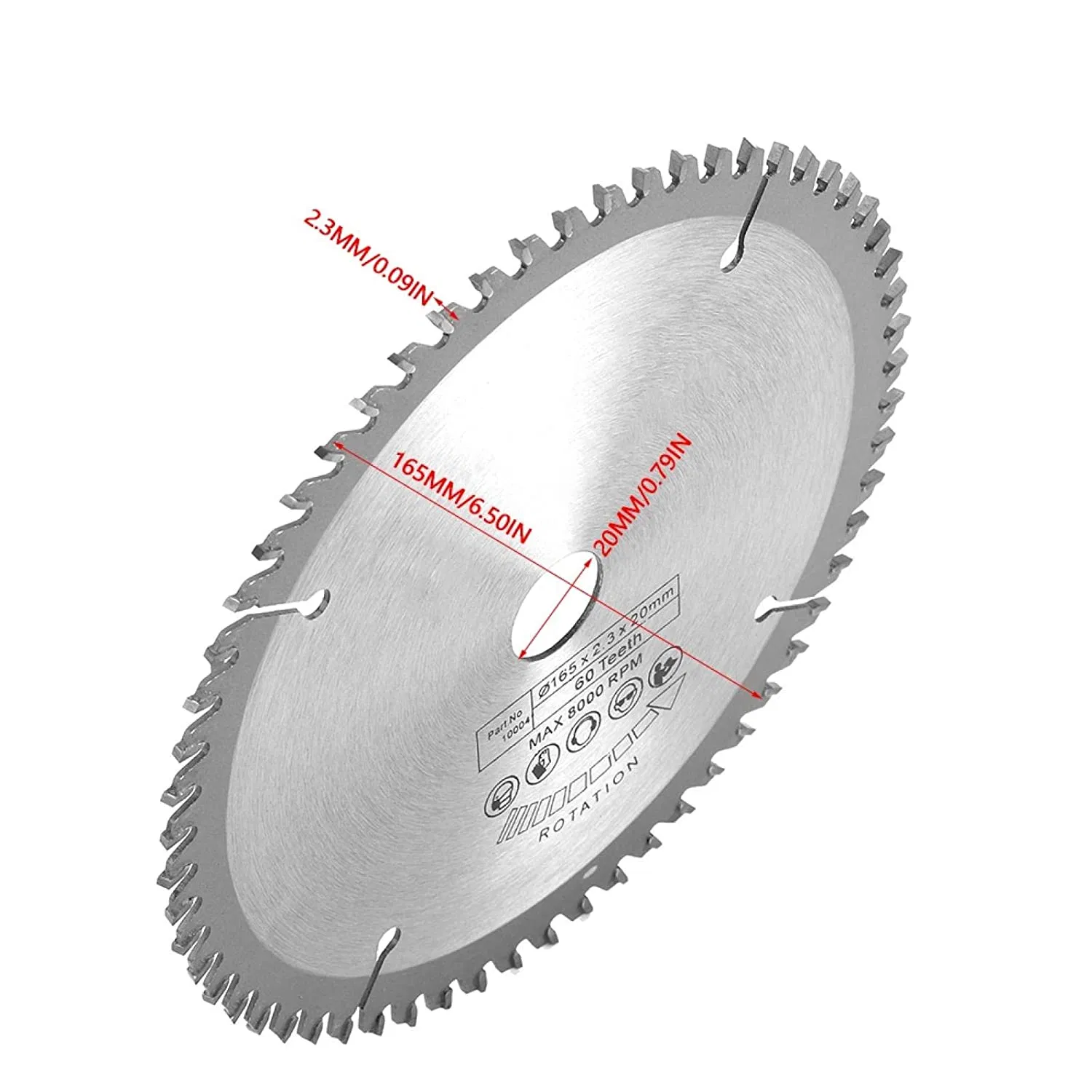 Tungsten Carbide Tipped Circular Saw Blade for Wood Aluminium Cutting