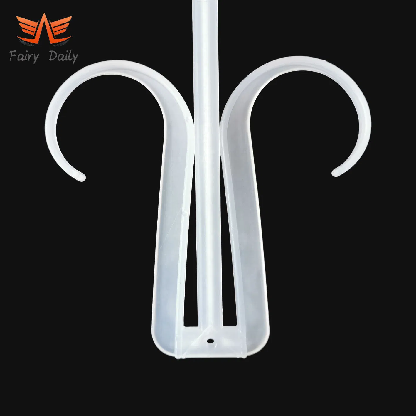 Plastic Slippers Drying Shelf Hanger Shoe Display Double Hook for Closet
