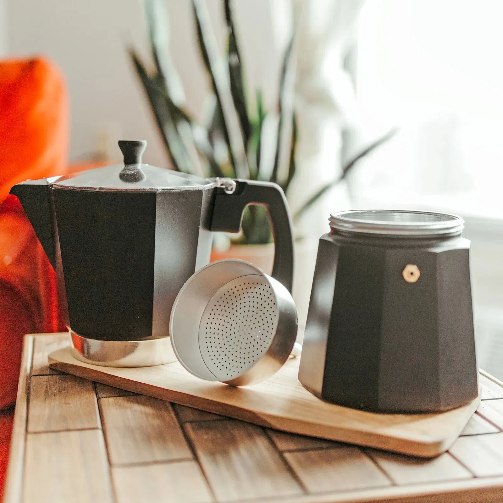 Алюминиевая кофеварка Moka на 3 чашки