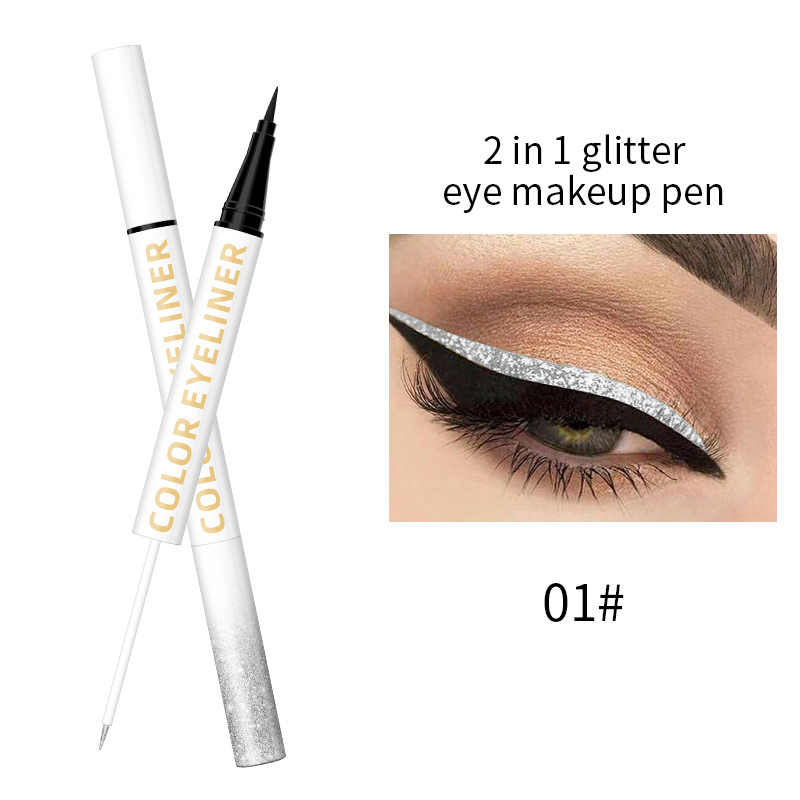 2023 New Use of Double -Headed Eyeliner Sweat and Sweat Anti -Sweat