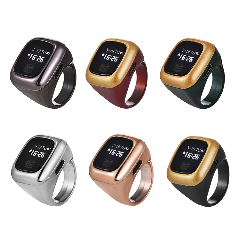 Electronic Digital Tally Counter Ring for Muslim Zikr Ring
