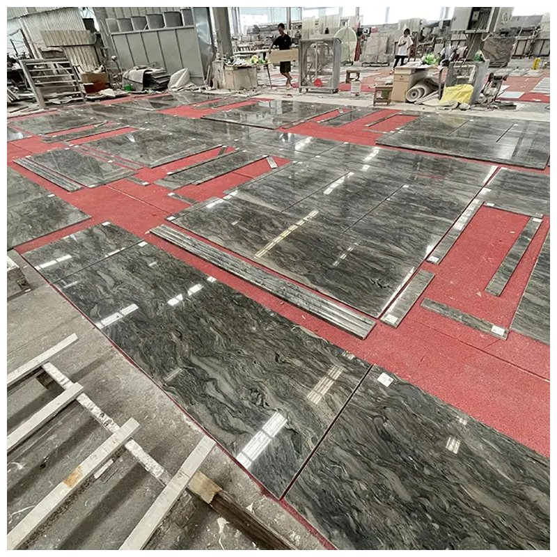 Polished Blue Fusion Exotic Quartzite Floor and Wall Tiles