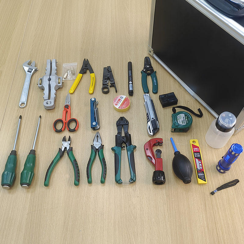 Piogoods Caja De Herramientas De Fibra Optica FTTH Fiber Optic Tool Kit