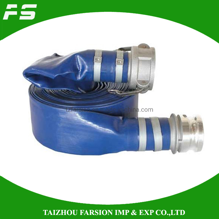 High Quality Flexible PVC Drip Irrigation Hose Pipe Agriculture Lay Flat Hose Coupling Assembly