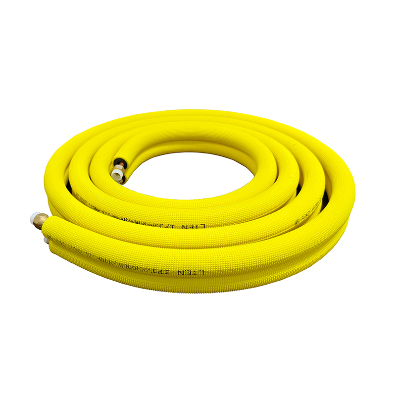 Hot Selling Factory PE Insulated Aluminum-Copper Coiled Pipe Roll Set for 1/4 & 5/8 AC Pipe Installation