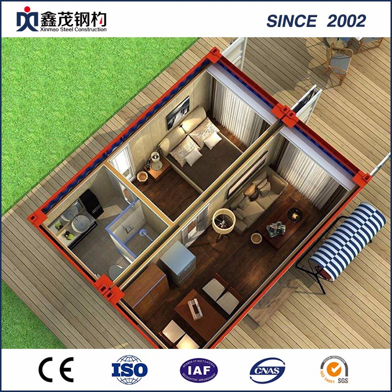 China Movable Prefab Container House with Toilet (Container Home)