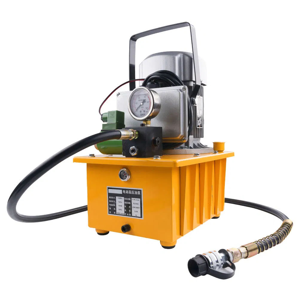Hhb-700A Electric Oil Pump Factory 700 Bar High Pressure Hydraulic Pump Post Tension Oil Pump Tool