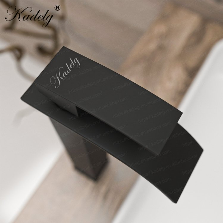 Stylish Matte Black Single Handle Bathroom Sink Faucet for Modern Homes