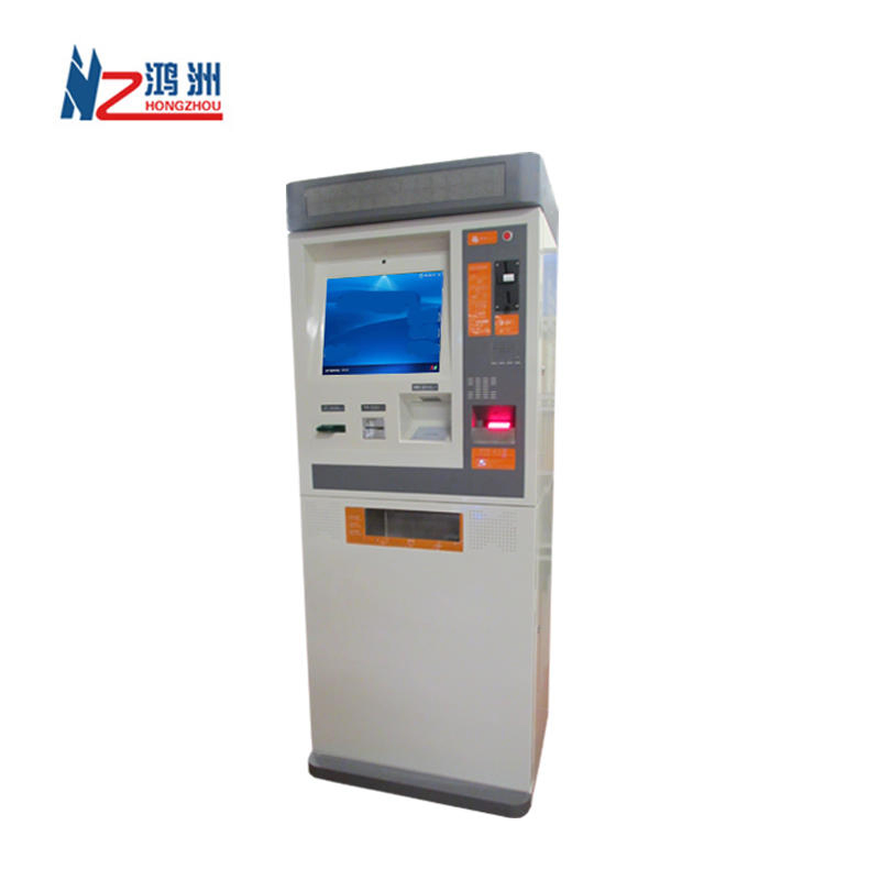 Multi Touch Screen Standing ATM Machine Cash Payment Kiosk with Encrypted Pin Pad