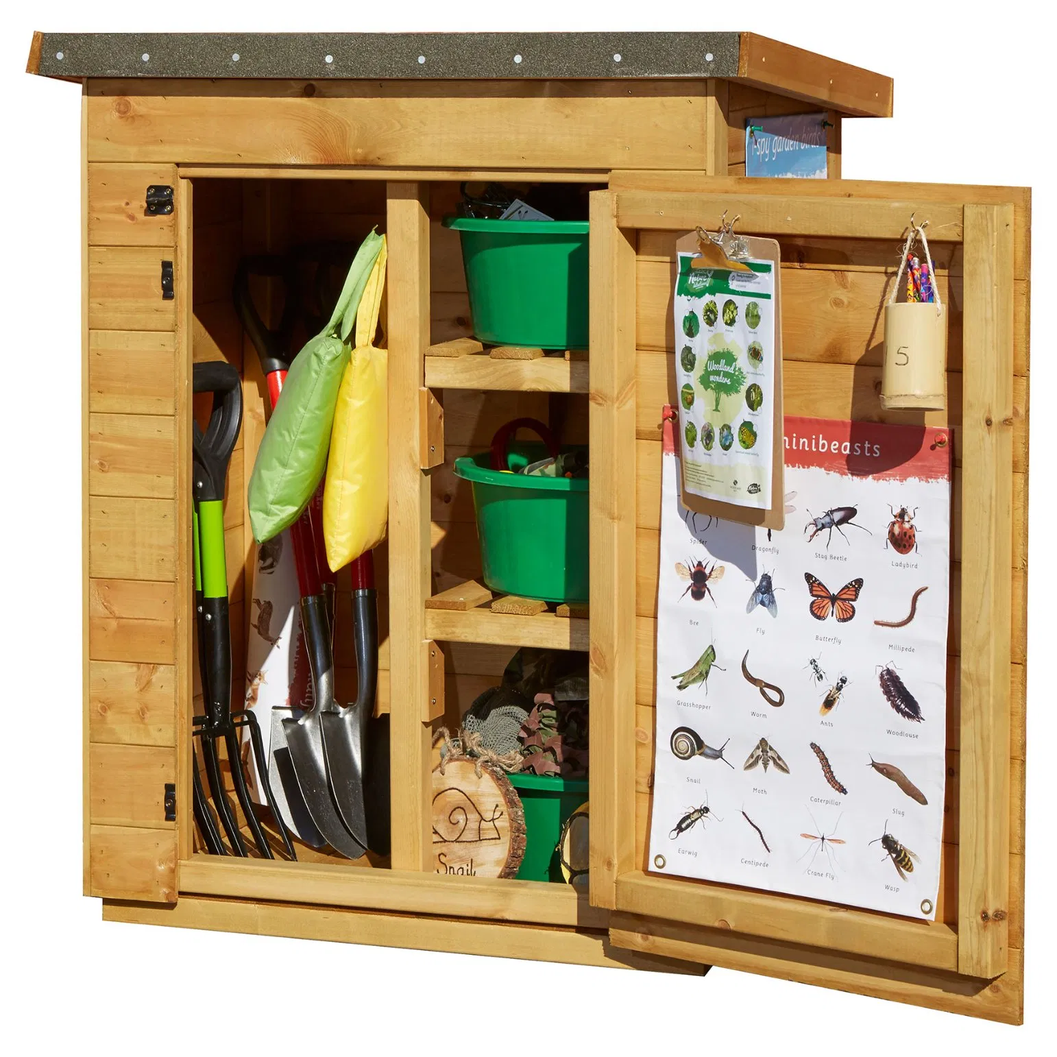 Aluminium Storage Cabinet Containers with Doors, Versatile for Home, Garage, Closet