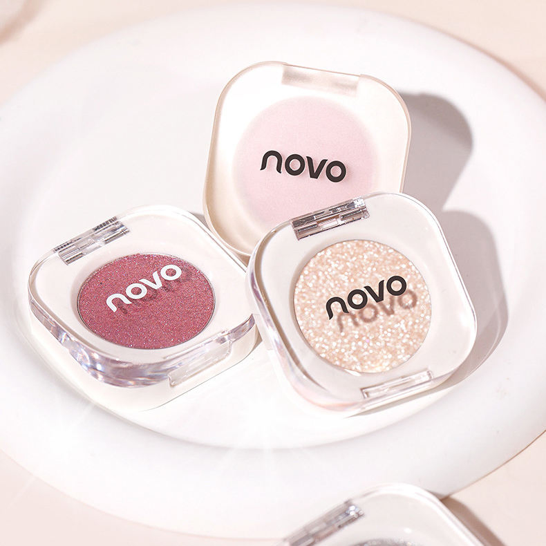 Wholesale Hot Selling Makeup High Pigment Matte Shiny Shimmering Single Color Eyeshadow