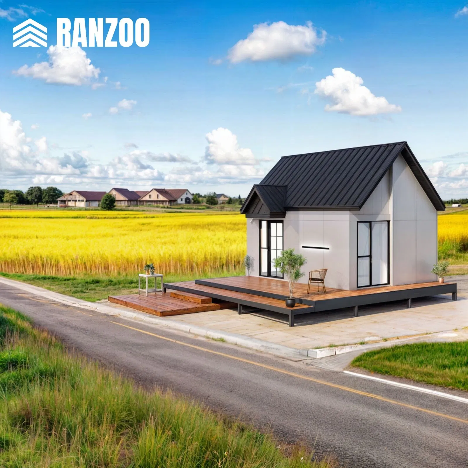 Ranzoo Stylish Mini Modular Homes with Durable Structure for New Zealand Cottages