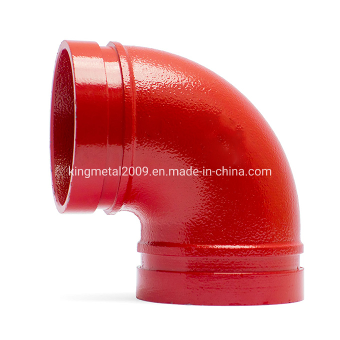 FM/UL Approved Fire Fighting Ductile Iron Grooved Pipe Fitting