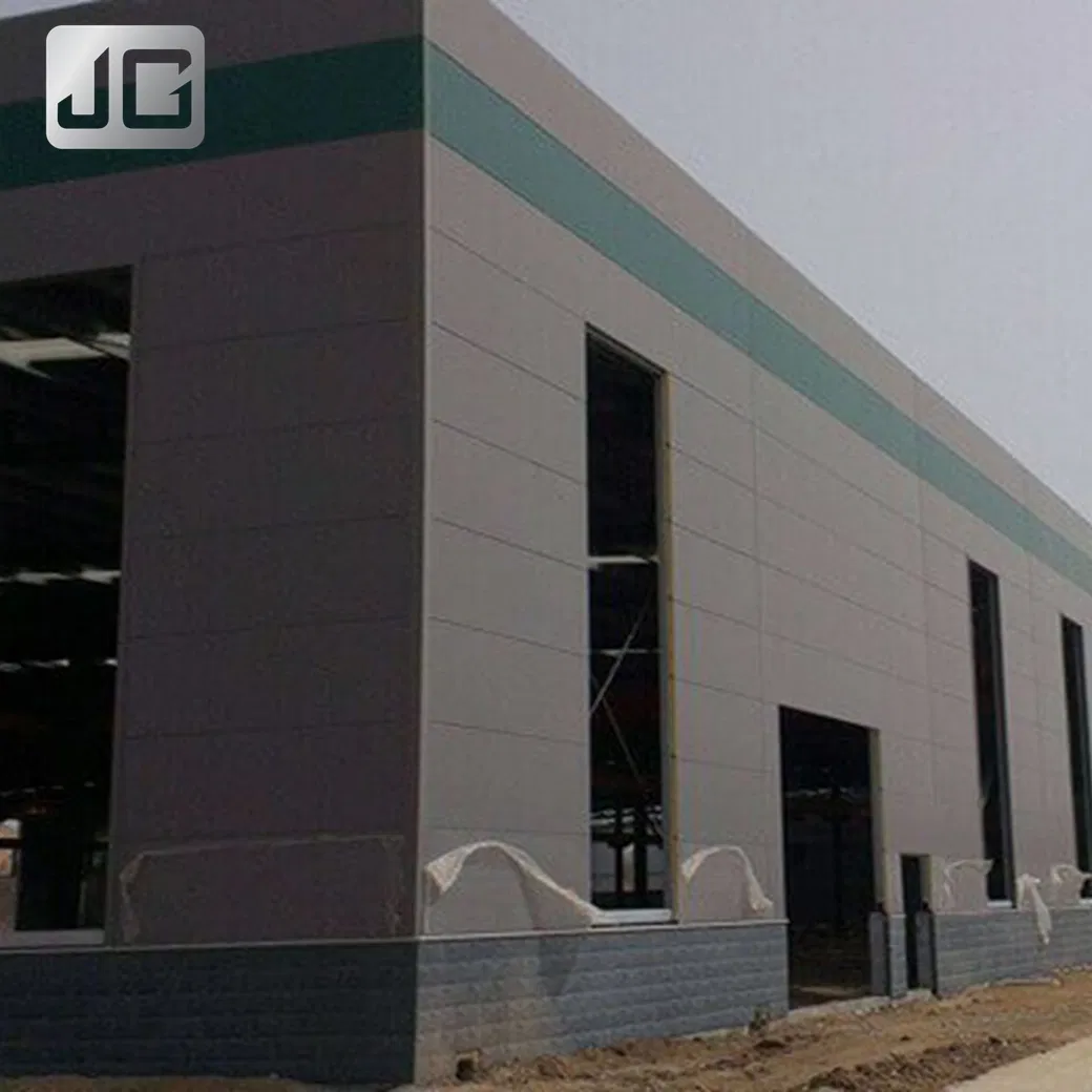 Steel Structure Industrial Agricultural Building Prefabricated Shed Garage with H Section