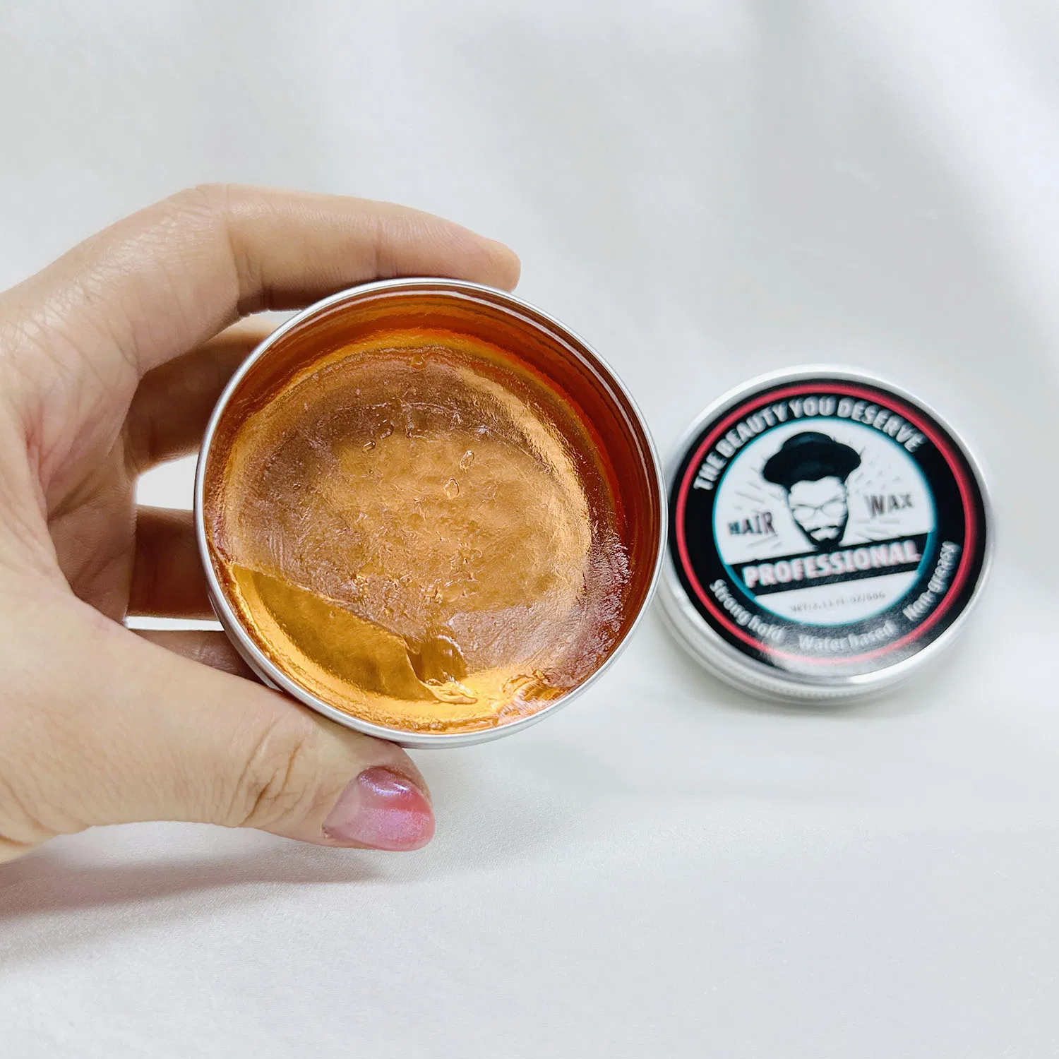 Private Brand 60g Honey Bee Wax Strong Hold Hair Styling Product Retro Shine Super Hair Pomade Wax