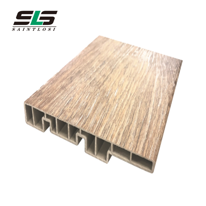Customizable Factory PS Spc Recessed Skirting and Molding Baseboard Board