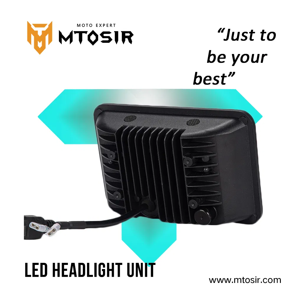 Universal Motorcycle 7x5 Inch LED Square Headlight