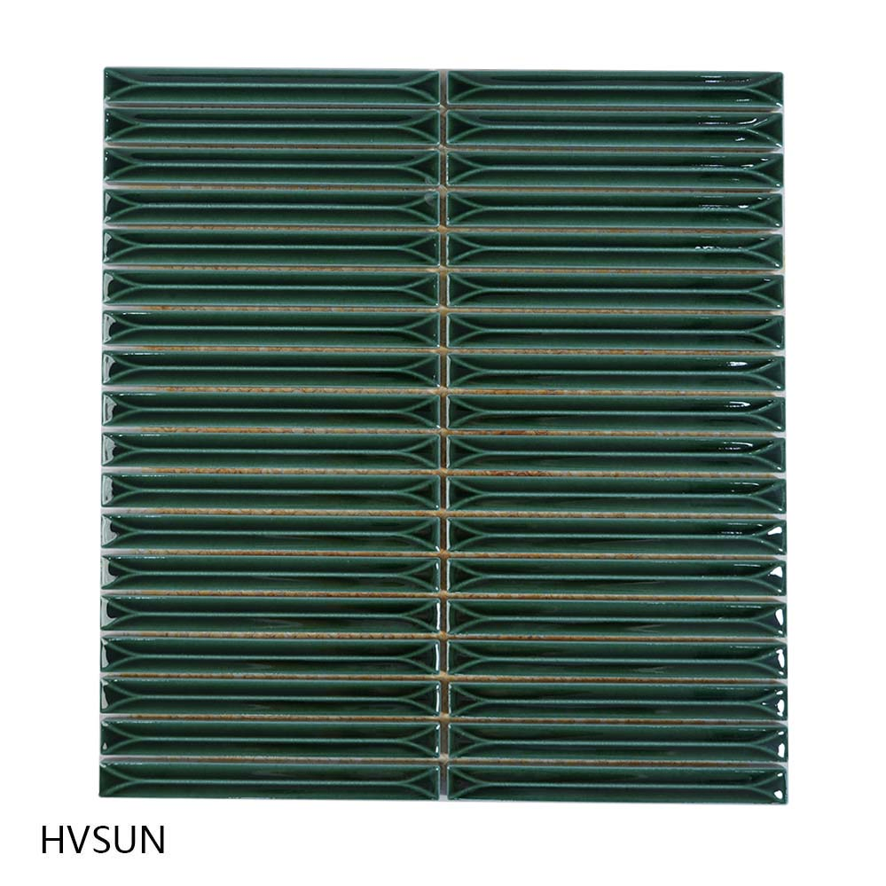 Hot Sale Natural Green Marble Mosaic Floor Wall Tiles for Bathroom Kitchen Backsplash