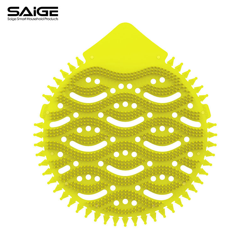 Saige New Arrival Lemon Aroma EVA Plastic Anti-Splash Toilet Urinal Screen