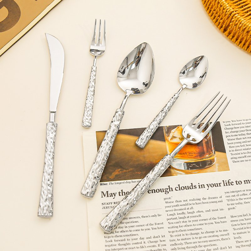 Stainless Steel Elegant Cloth Style Cutlery/Tableware/Dinnerware Premium Factory Cost Customized