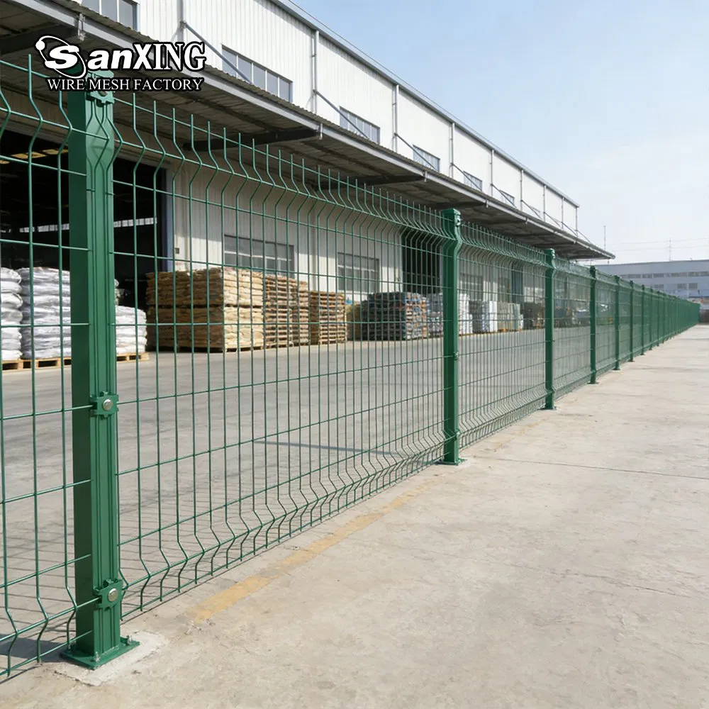 Customized 3D Security Curvy Galvanized Welded Wire Mesh Fence 3D Garden Metal Mesh Fencing